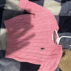 Polo Ralph Lauren Pink Cable Knit Sweater